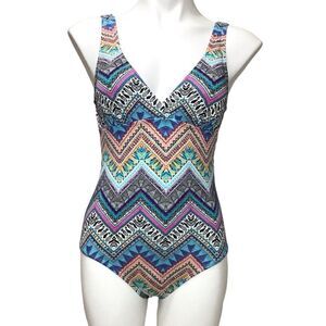 Liz Claiborne One Piece Cutout Swimsuit Size 6